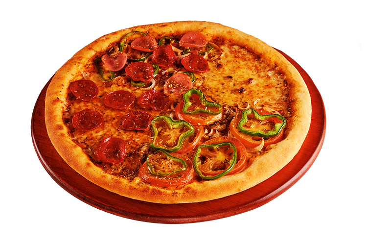 Pizza familiar de 36 cm (8 porciones) escoge las 4 estacione