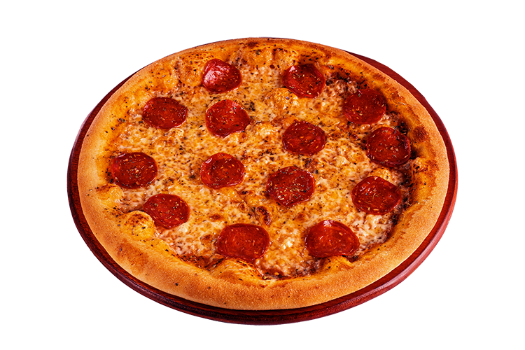 Pizza familiar de 36 cm (8 porciones) con Mozzarella y Pepperoni